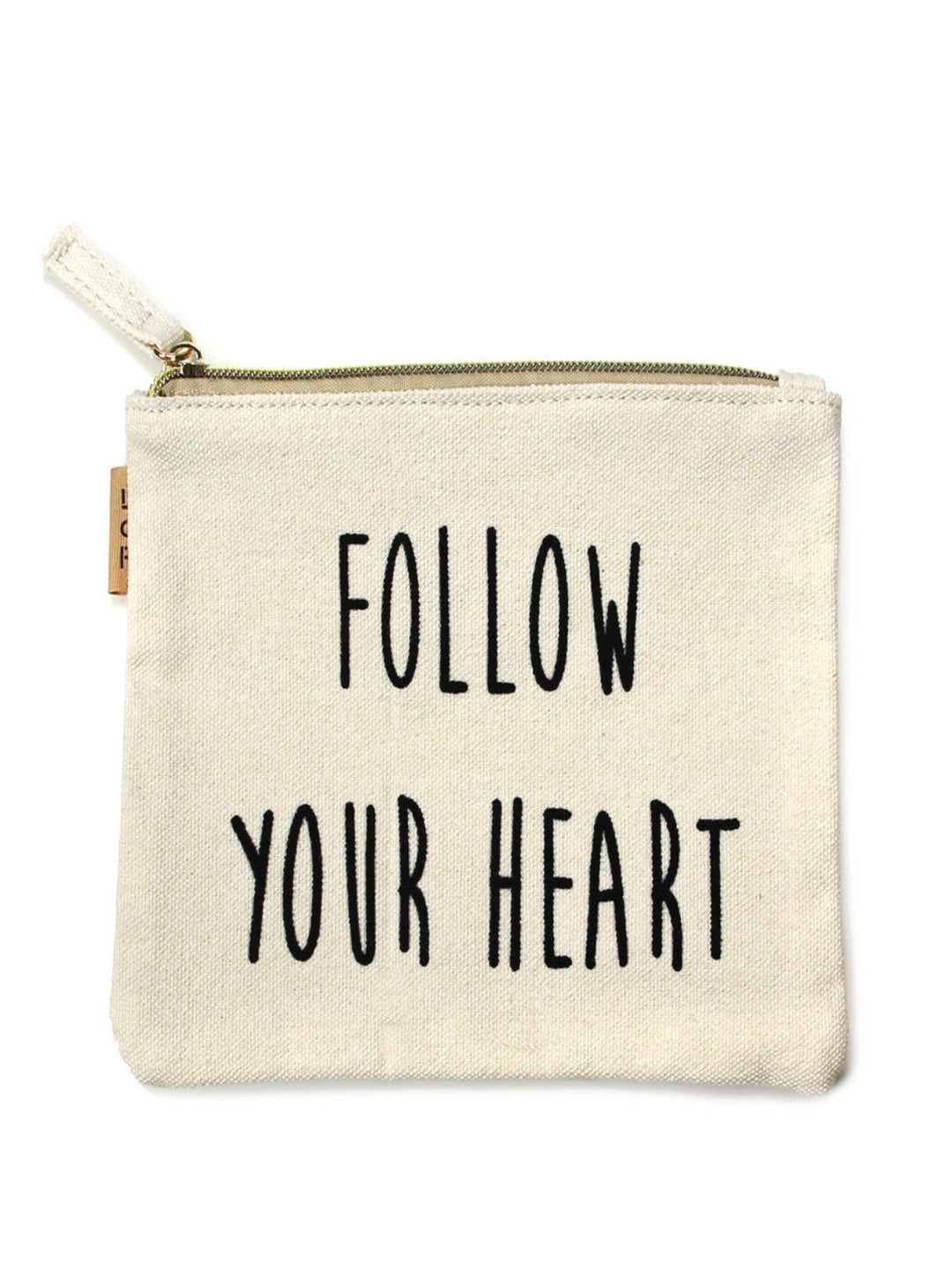 Canvas Travel Pouch, Follow Your Heart