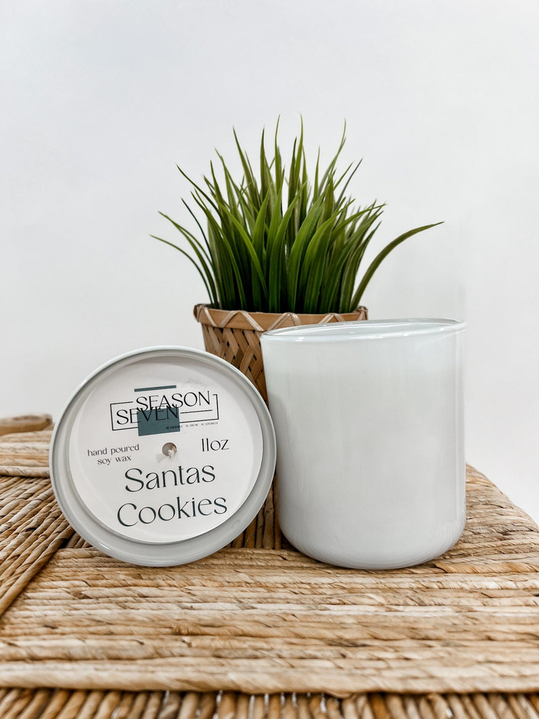 11oz Hand Poured Soy Wax Candle, Santa's Cookies