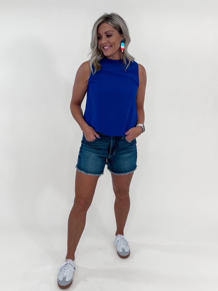 Easy Breezy Sleeveless Top, Royal Blue