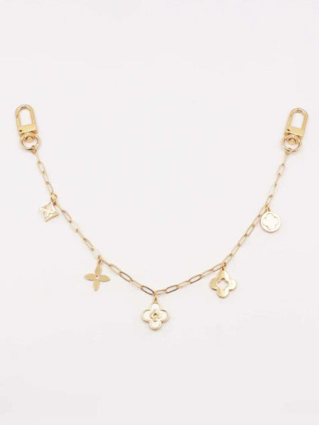 Clover Charm Purse Chain