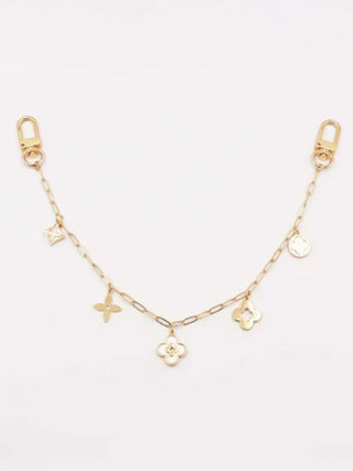 Clover Charm Purse Chain