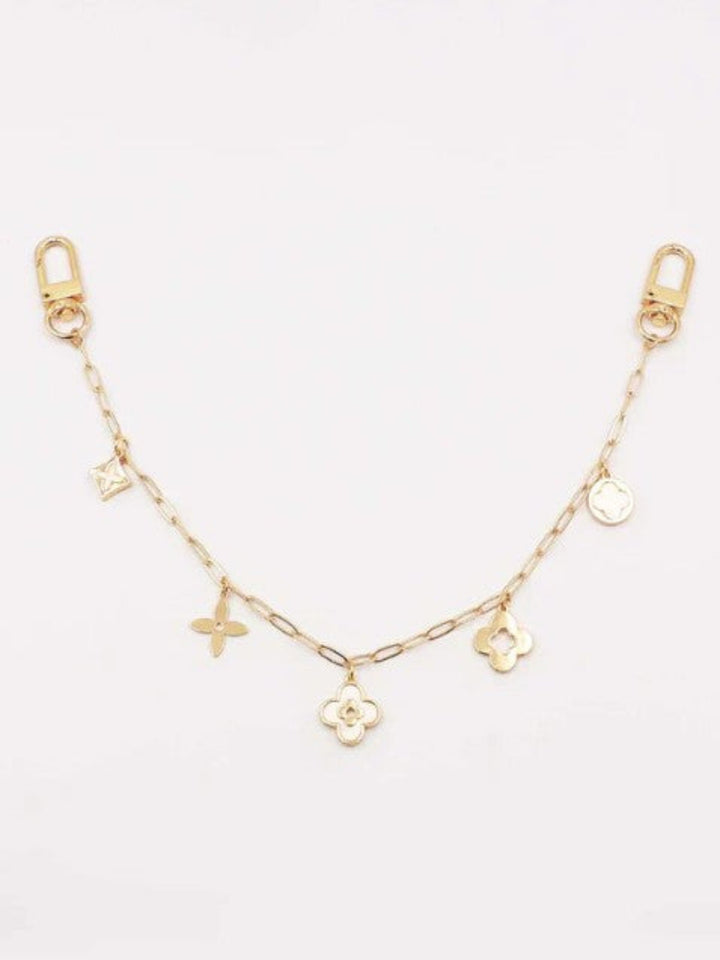 Clover Charm Purse Chain