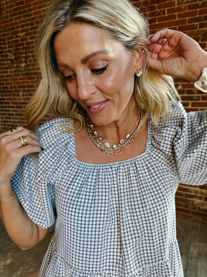 Radiant Layers Mixed Metals Necklace