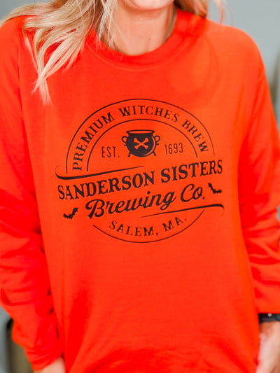 Sanderson Sisters Brewing Co Sweatshirt, Orange