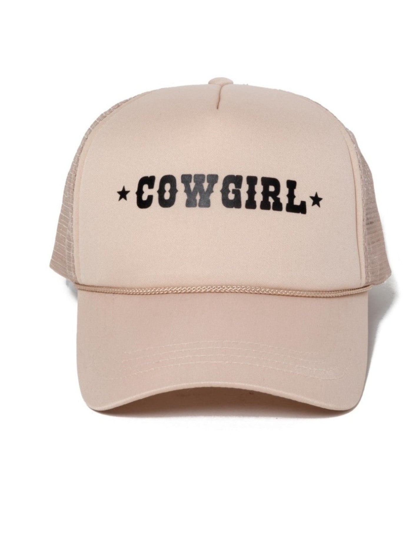 Cowgirl Trucker Hat, Taupe