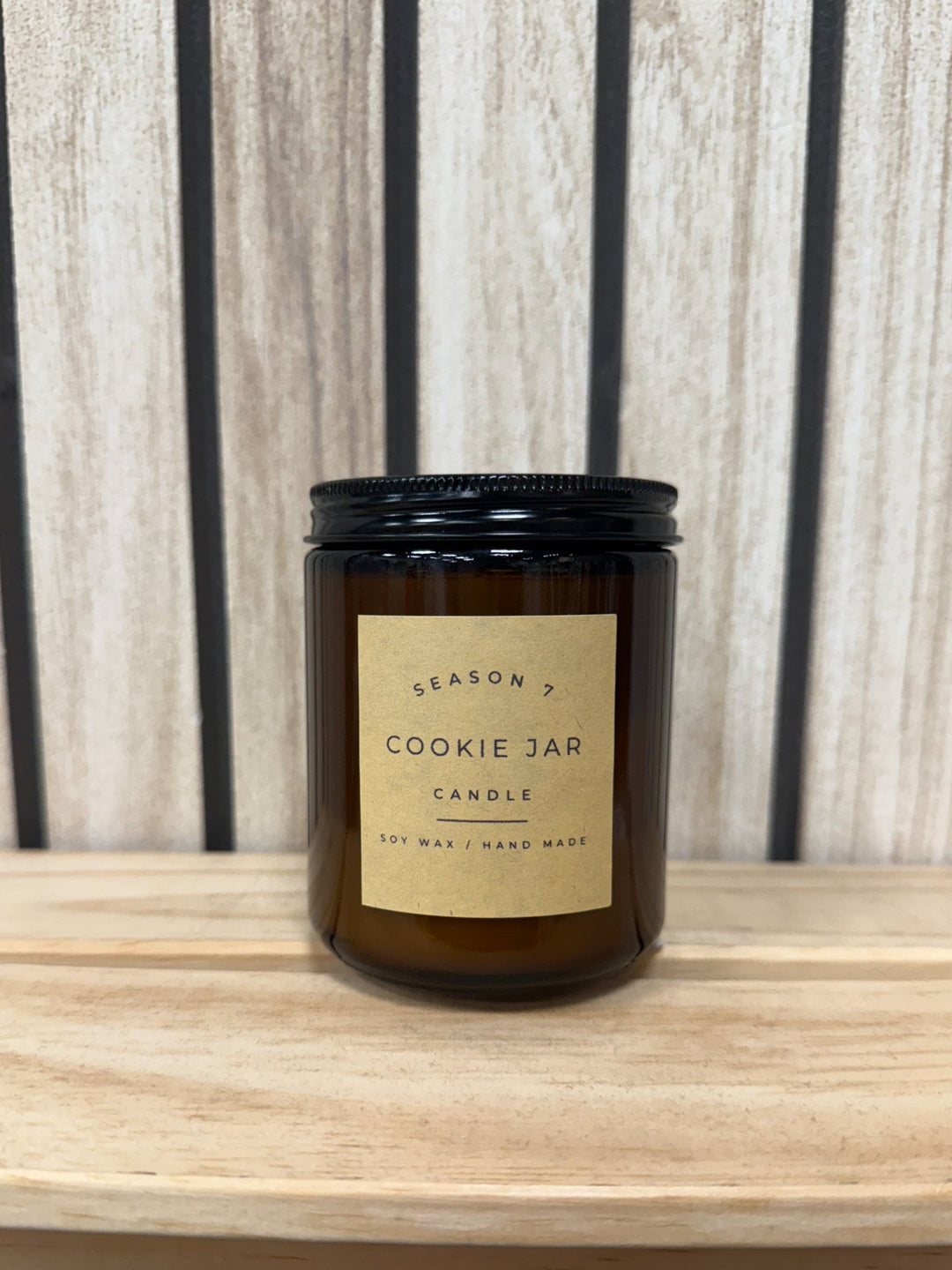 8oz Jar Hand Poured Soy Wax Candle, Cookie Jar