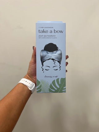 Take a Bow Plush Spa Headband, Assorted Colors