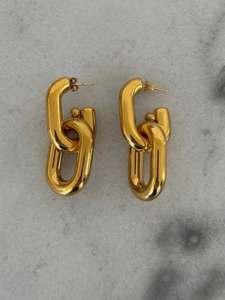 Addie Earrings, Gold
