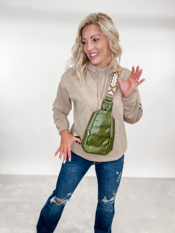 Andie Sling Bag, Olive