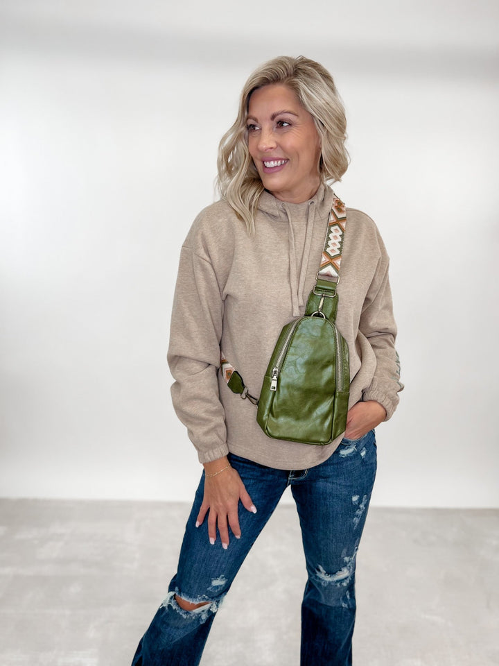 Andie Sling Bag, Olive