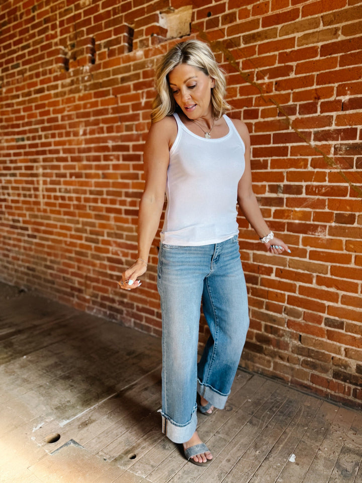 Anything But Basic Tank, White