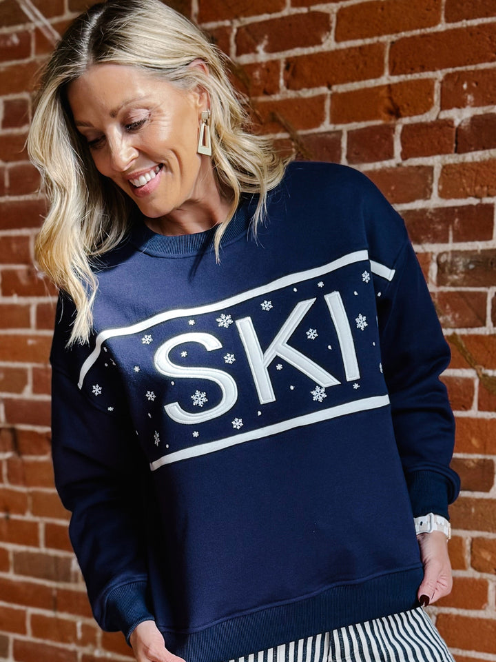 Après Ski Graphic Sweatshirt, Navy