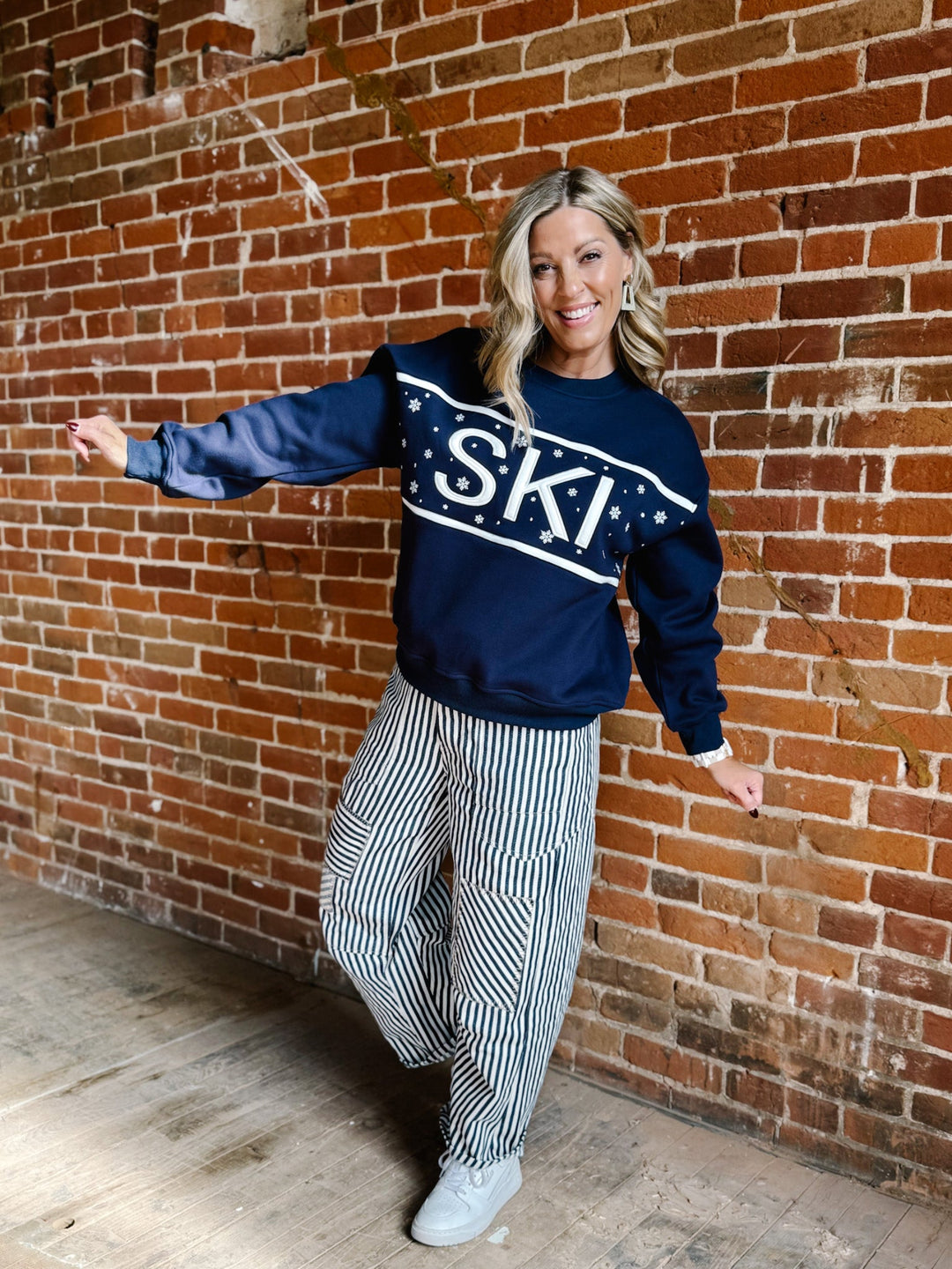 Après Ski Graphic Sweatshirt, Navy