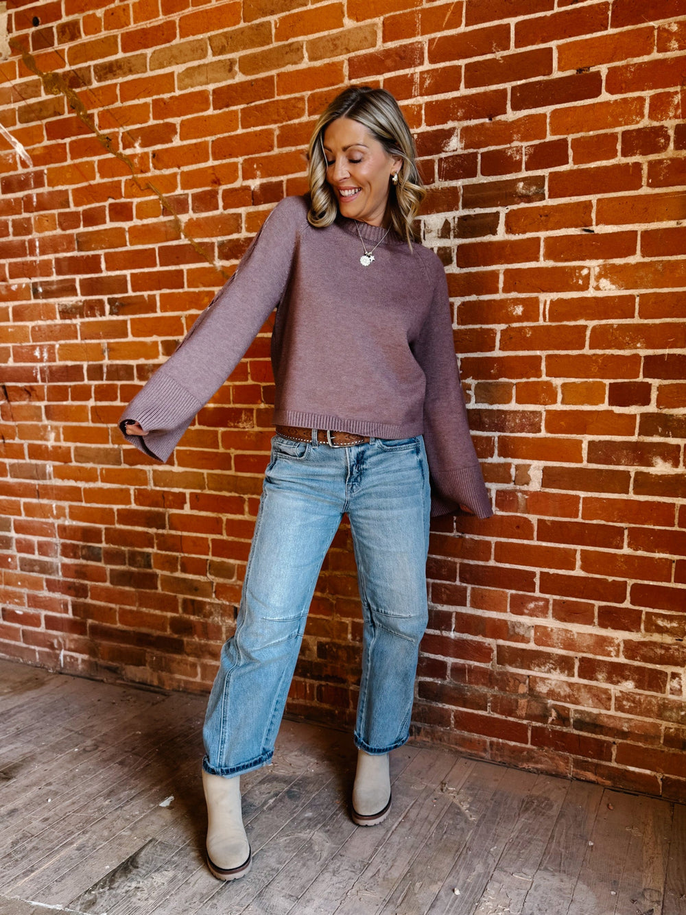 Ariat Caravan Sweater, Toasted Coconut