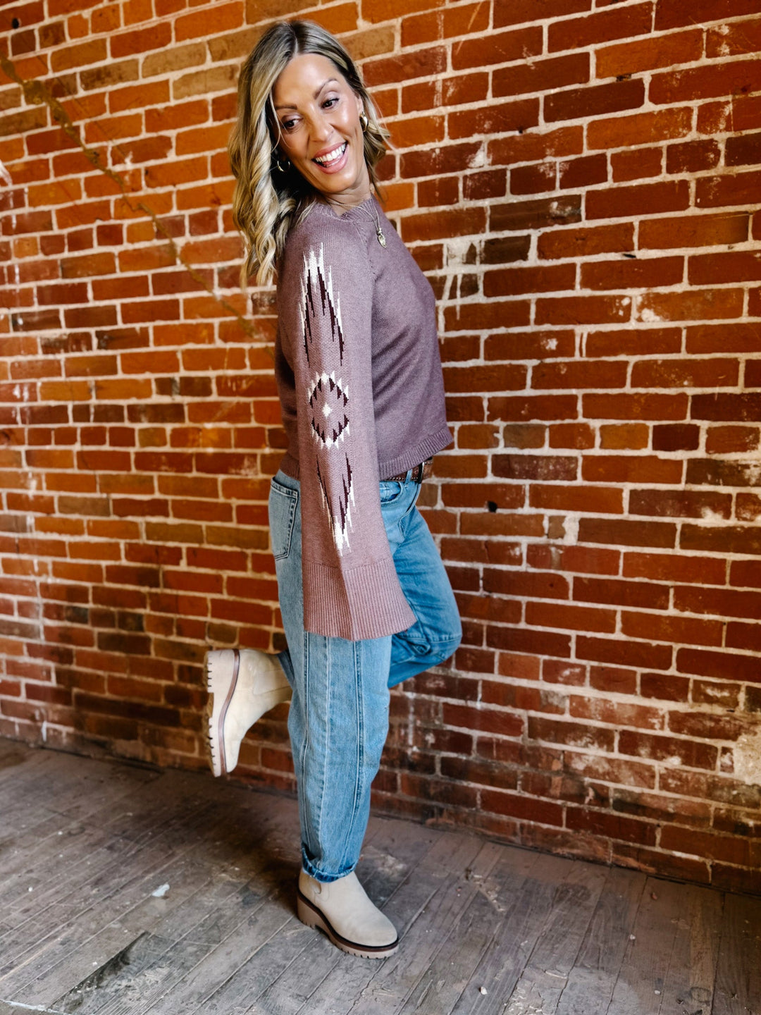 Ariat Caravan Sweater, Toasted Coconut