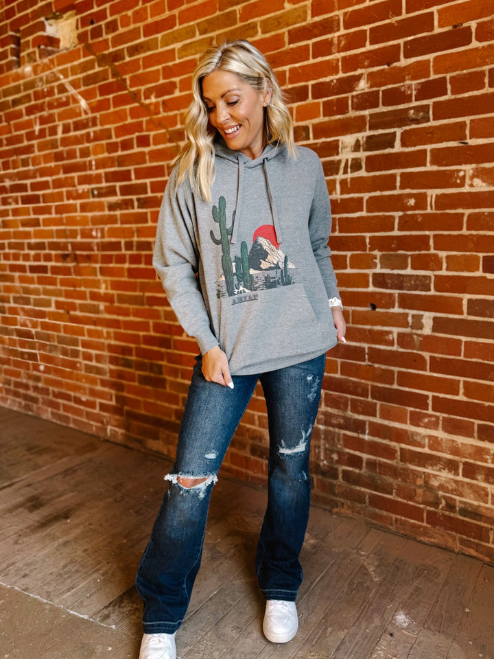 Ariat San Pedro Hoodie, Heather Grey