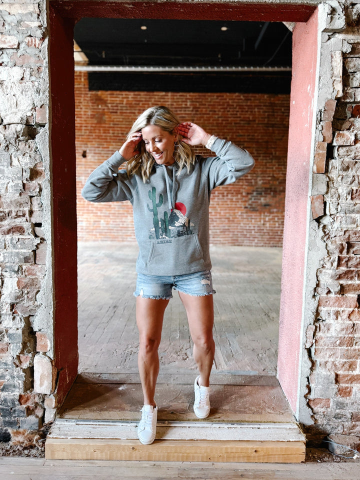 Ariat San Pedro Hoodie, Heather Grey