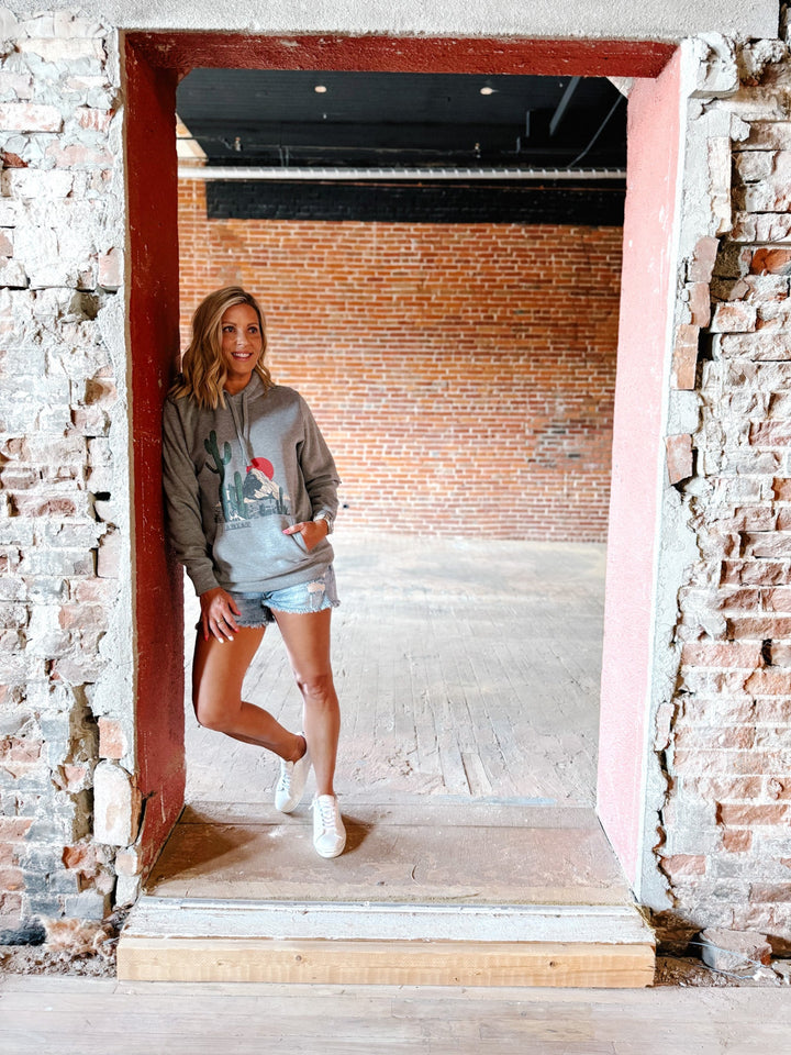 Ariat San Pedro Hoodie, Heather Grey