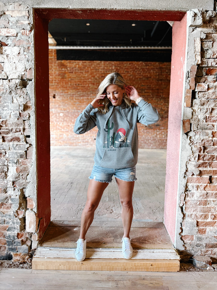 Ariat San Pedro Hoodie, Heather Grey