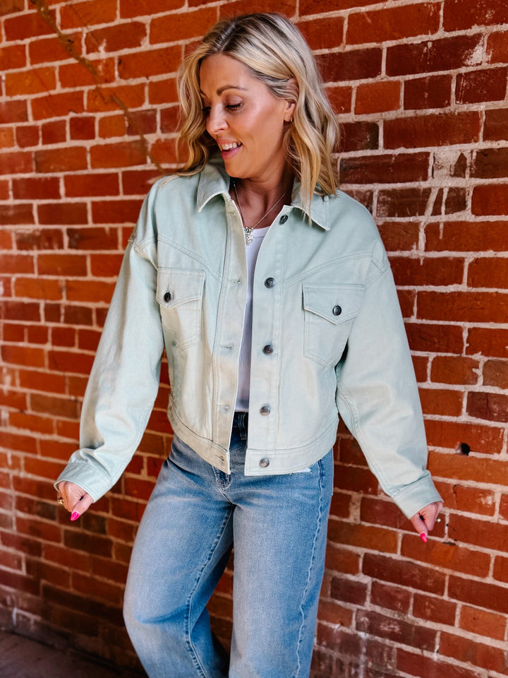 Ariat Solar Cotton Twill Jacket, Silt Green