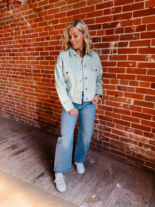 Ariat Solar Cotton Twill Jacket, Silt Green