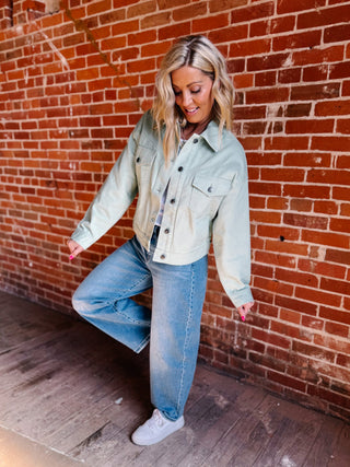 Ariat Solar Cotton Twill Jacket, Silt Green