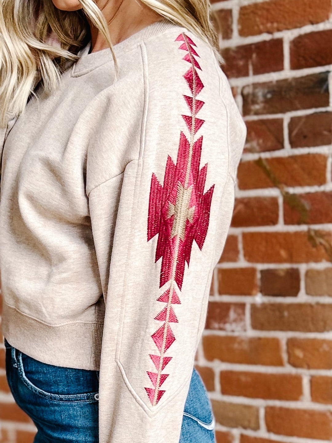 Ariat Tatonka Sweatshirt, Brown Heather