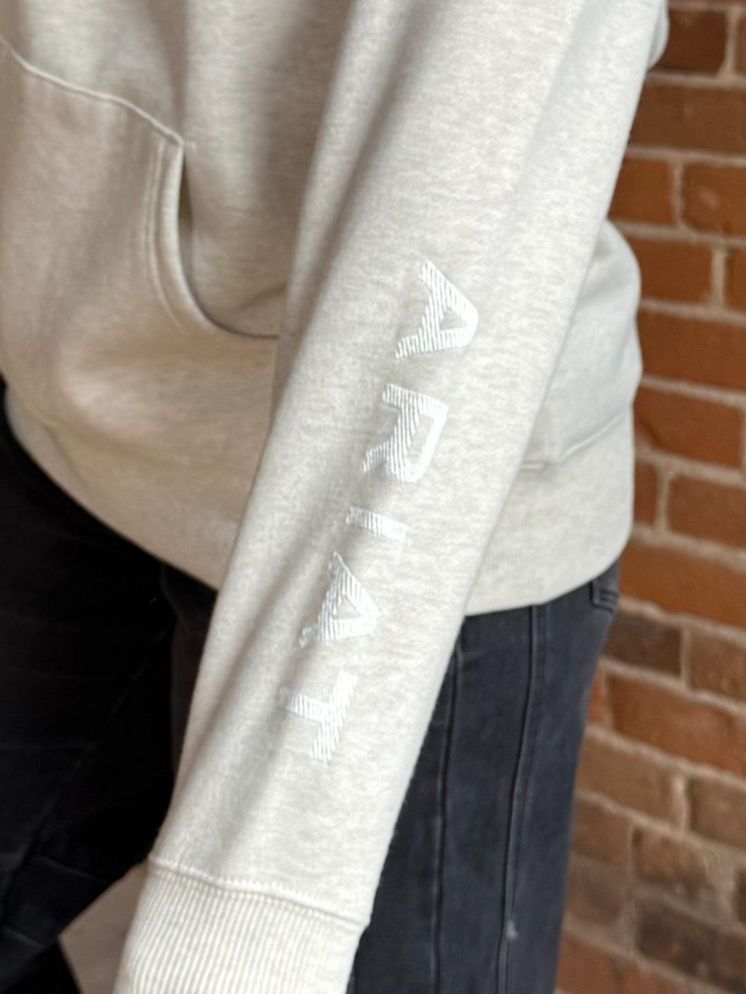 Ariat Women's Logo 2.0 Hoodie, Heather Oatmeal