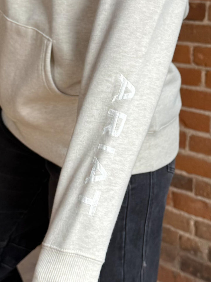 Ariat Women's Logo 2.0 Hoodie, Heather Oatmeal