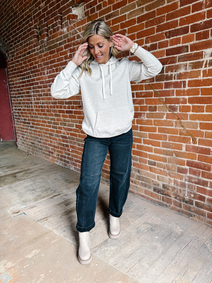 Ariat Women's Logo 2.0 Hoodie, Heather Oatmeal