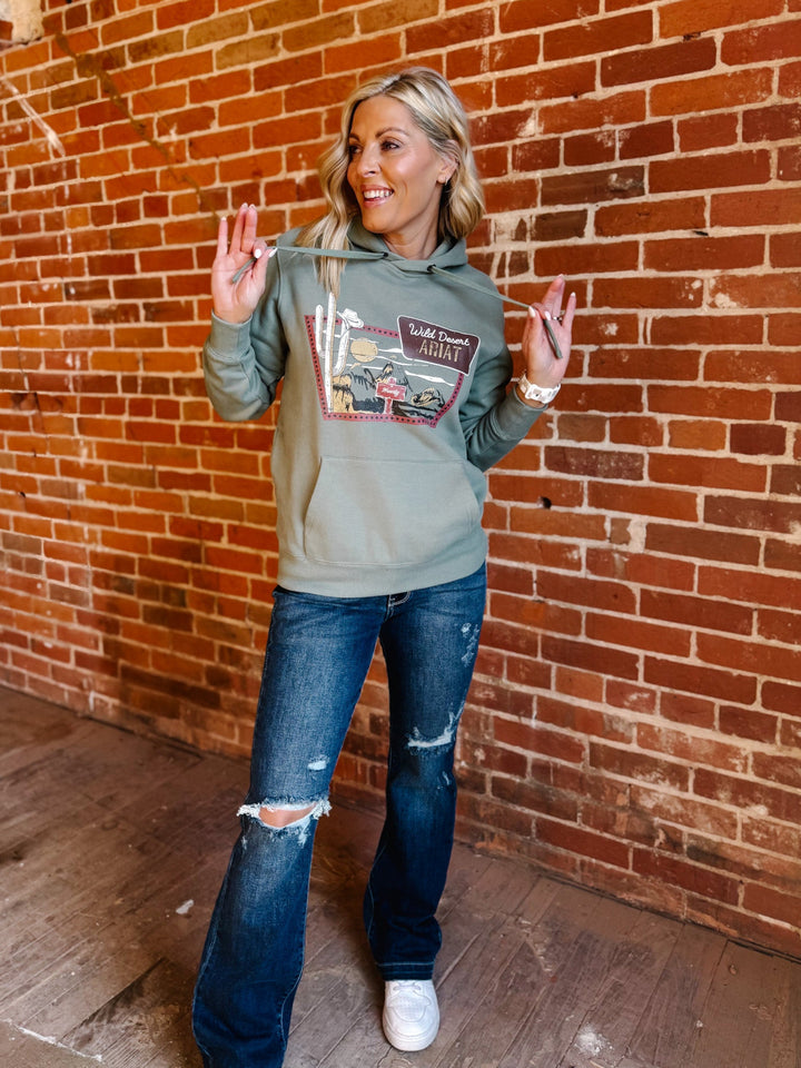 Ariat Women's Route 66 Hoodie, Sea Spray