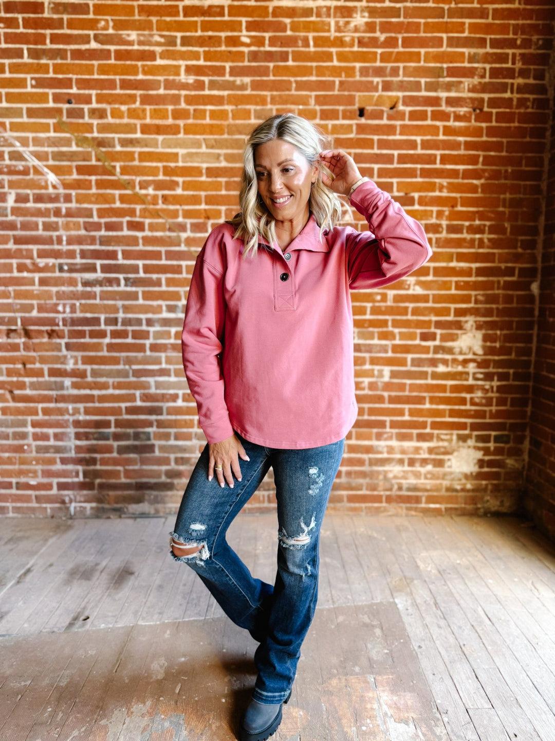 Ariat Hometown Sweatshirt, Mauvewood