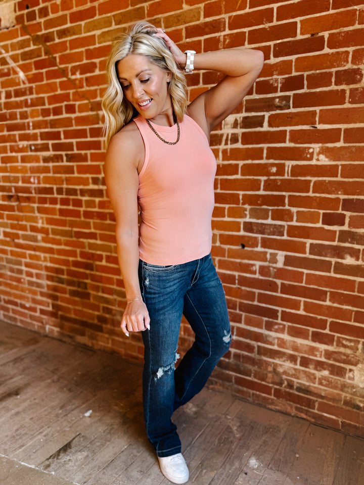 Aspire Racer Back Tank, Melon Dream