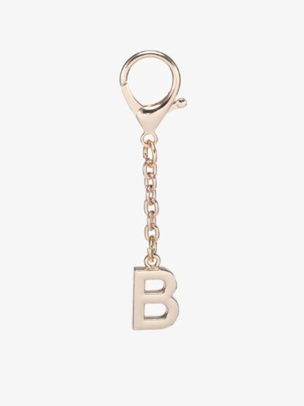 Gold Letter Bag Charms. B