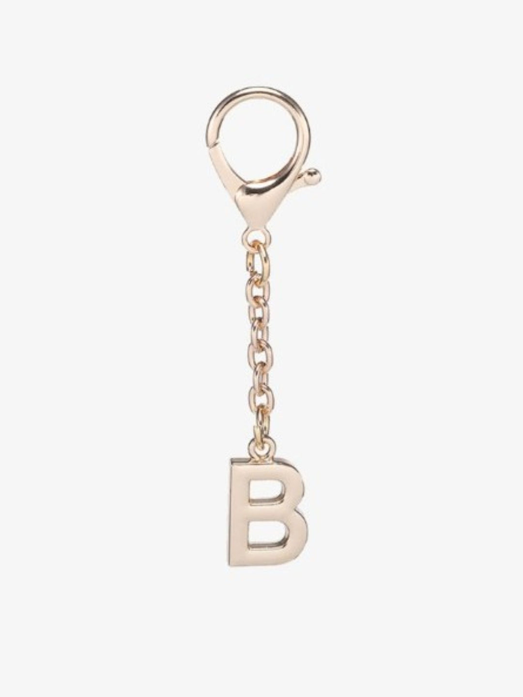 Gold Letter Bag Charms. B