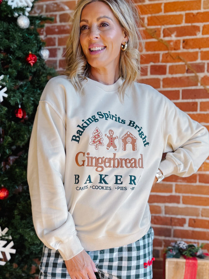 Baking Spirits Bright Sweatshirt, Oatmeal