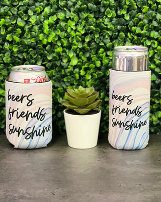 Beer Friends Sunshine Reg Can Koozie