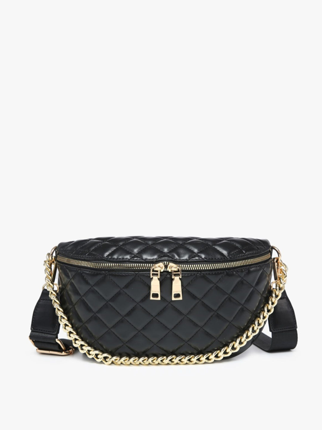 Sylvie Quilted Belt Bag, Black