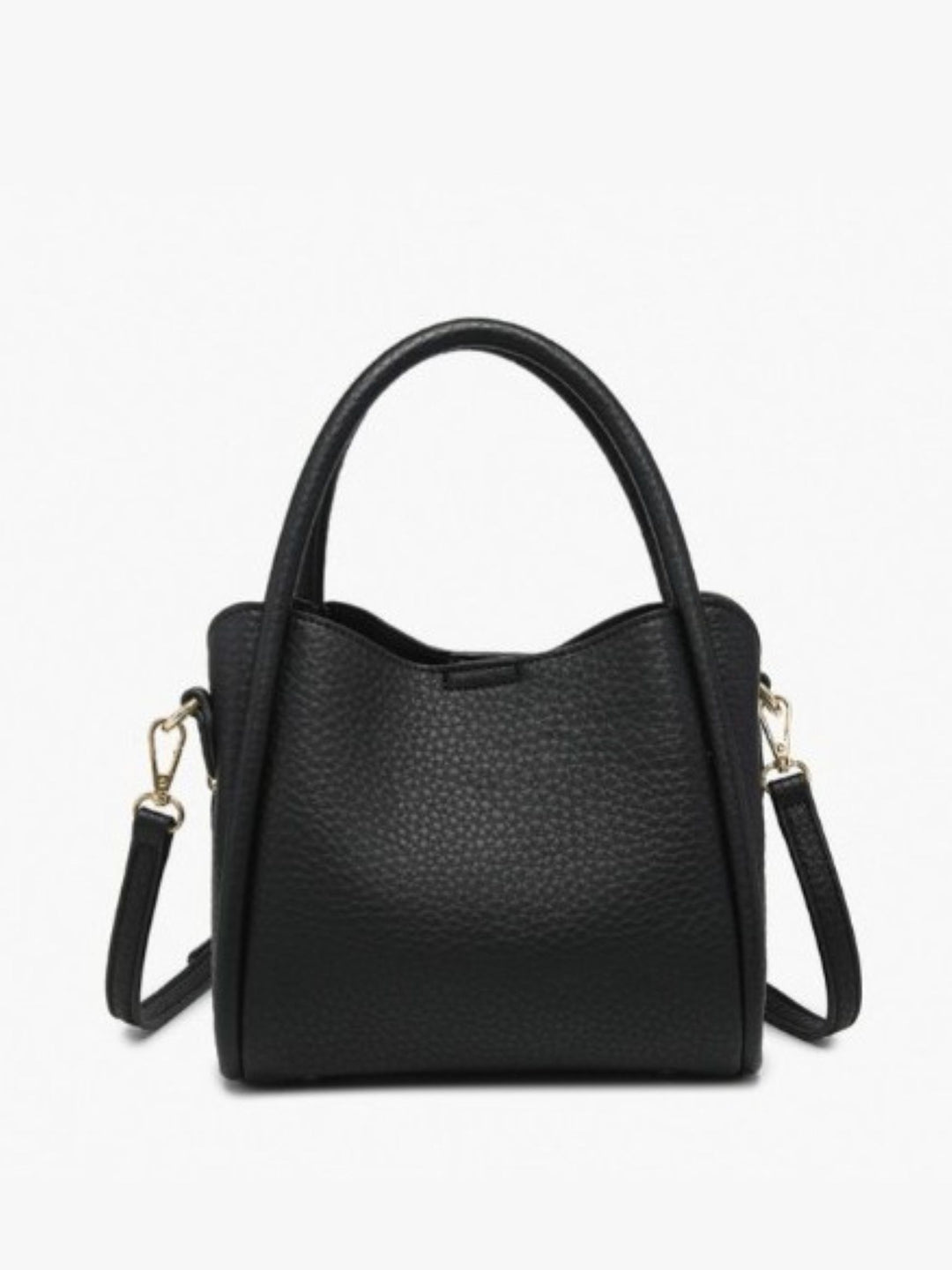 Ruby 3 Compartment Satchel, Black