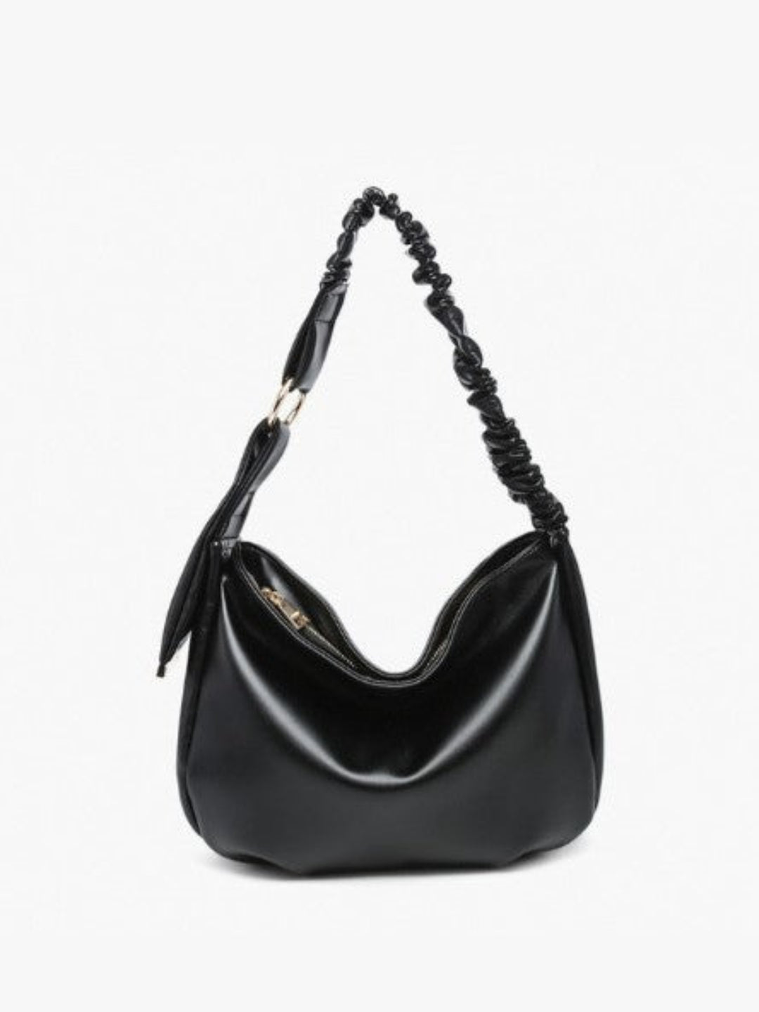 Jakarta Slouchy Shoulder Bag, Black