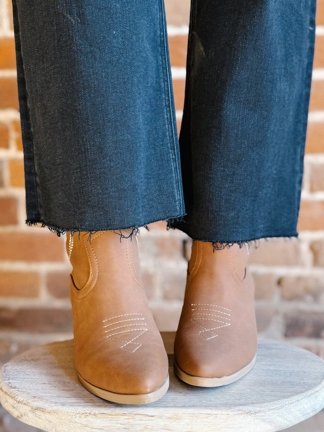 Blazing Short Boot, Cognac