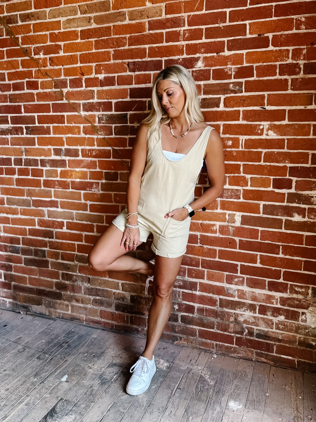 Relaxed Route Cotton Romper