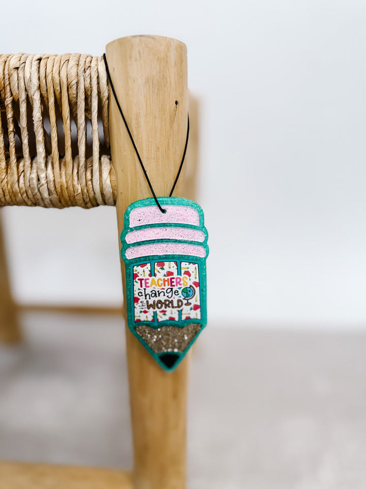 Teachers Pencil Car Freshie, Assorted Scents