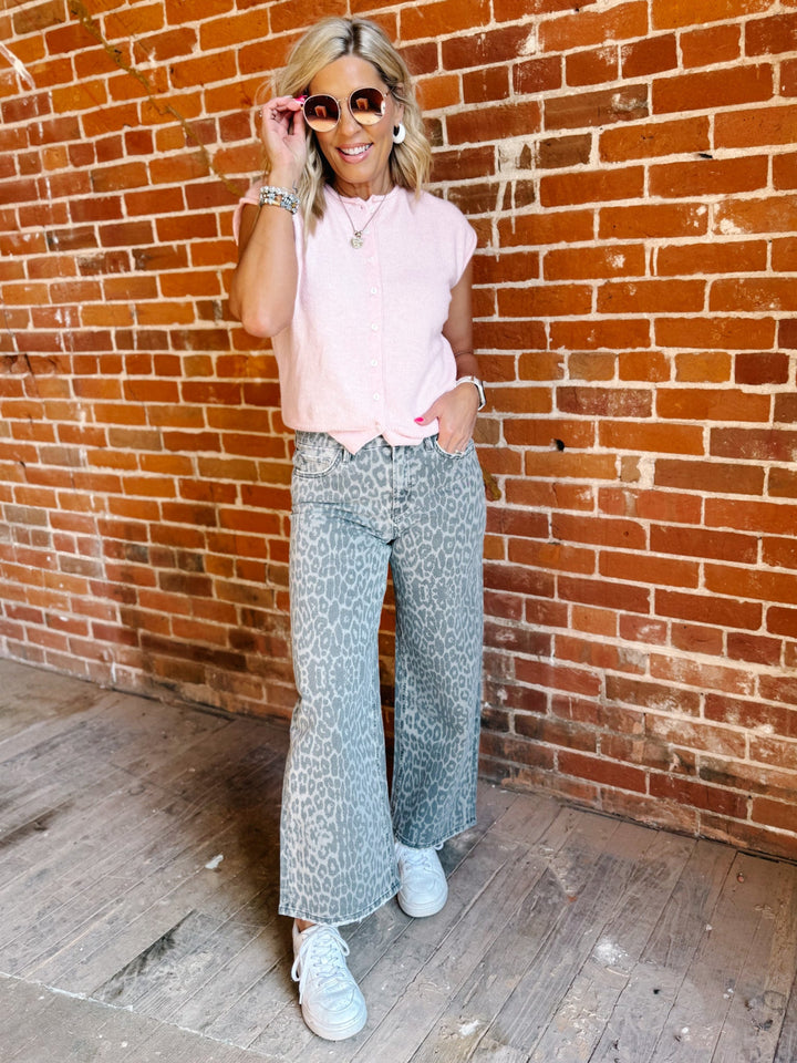 Blush Hour Button-Up Cardigan, Pink