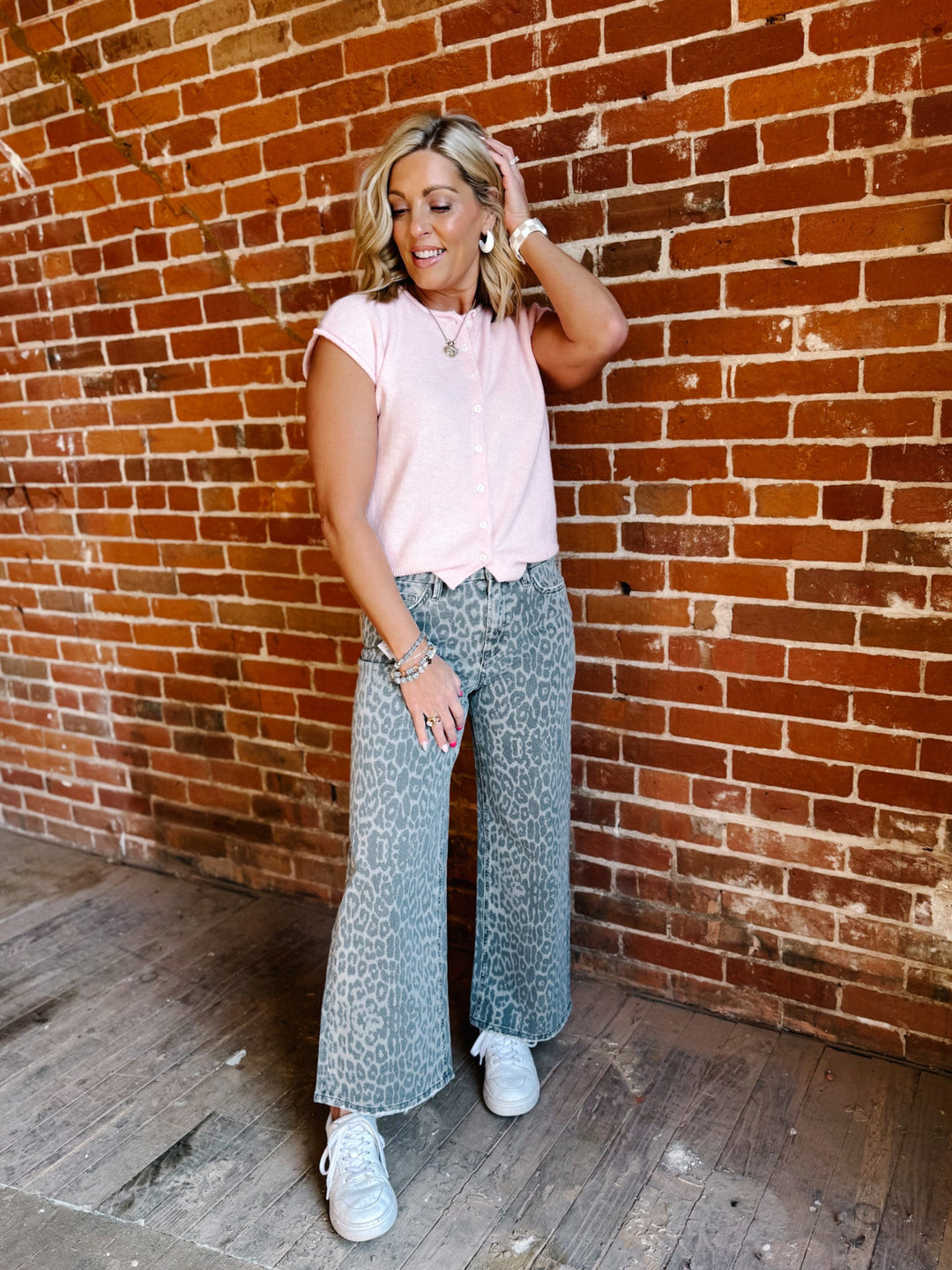 Blush Hour Button-Up Cardigan, Pink