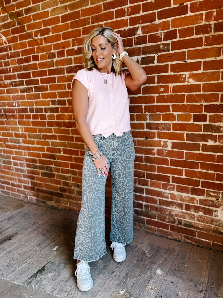 Blush Hour Button-Up Cardigan, Pink