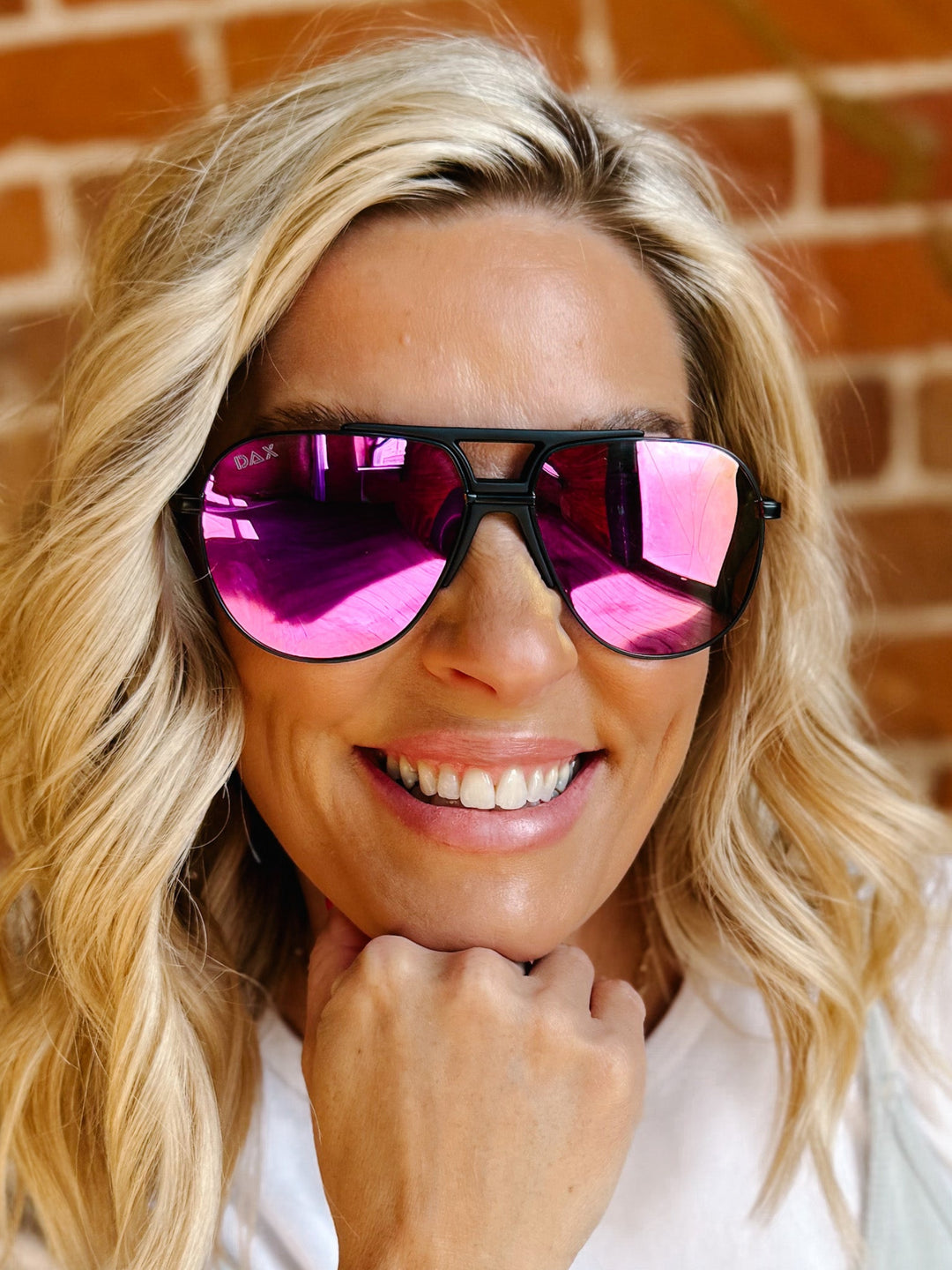 Brooks Sunglasses by Dax Eyewear, Hot Pink