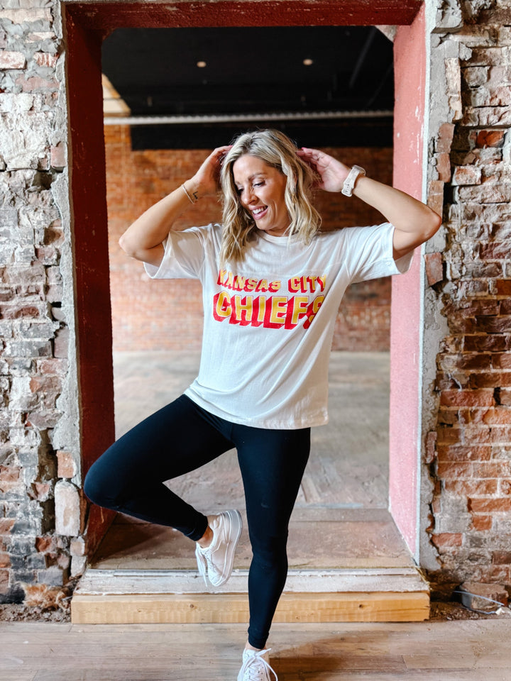 Chiefs Halfback Tee, White