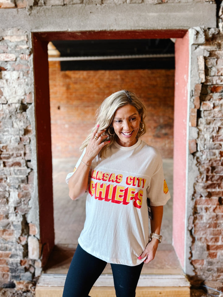 Chiefs Halfback Tee, White