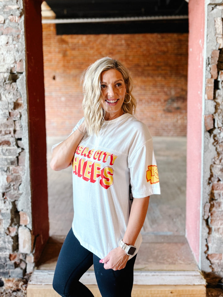 Chiefs Halfback Tee, White